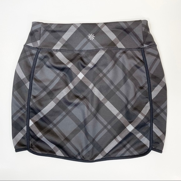 Athleta Plaid Tech Stretch Wander Skirt - Picture 3 of 8